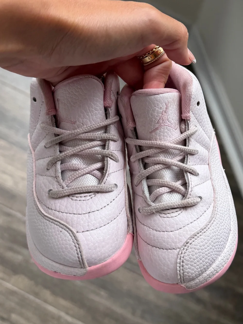 Jordan 12 retro pearl pink 8c